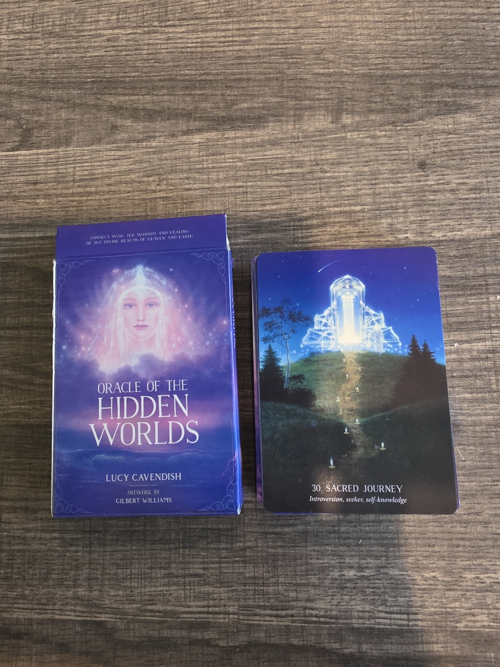 Oracle of the Hidden Worlds Oracle Deck - 44 Cards- QR CODE for Guidebook